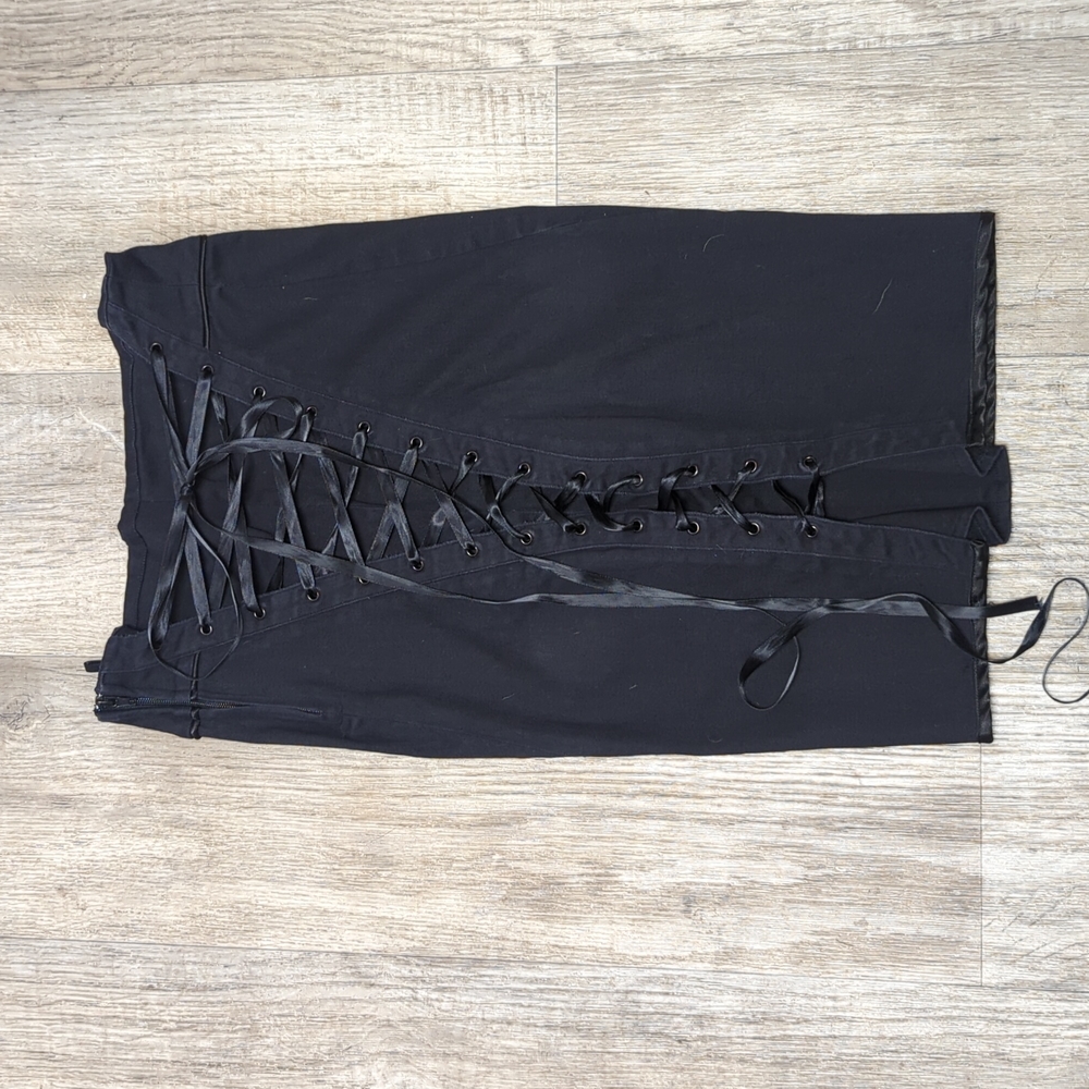 Hell Bunny Vixen Corset Back Pencil Skirt